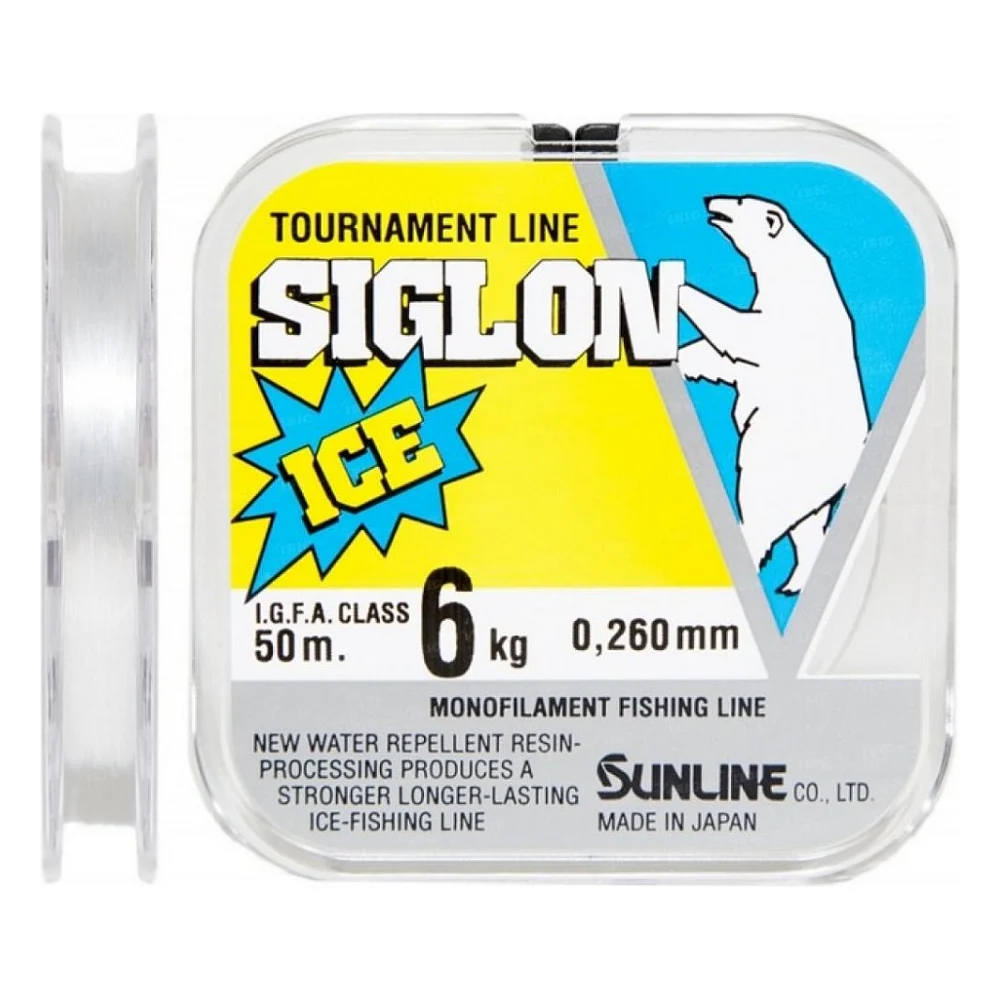Ліска Sunline SIGLON ICE 50м #2.5/0.260мм 6кг (1658.03.19)
