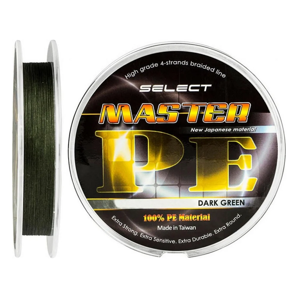 Шнур Select Master PE 100m 0.08мм 11кг (1870.01.41)