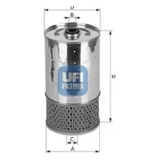 Фільтр масляний UFI 25.499.01