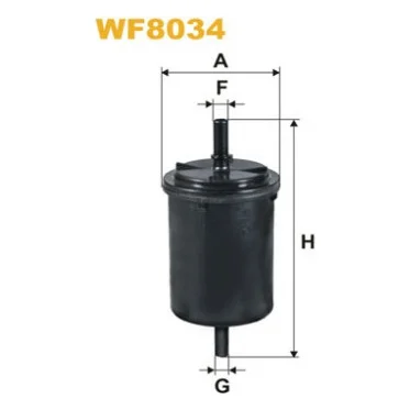 Фільтр паливний Wixfiltron WF8034