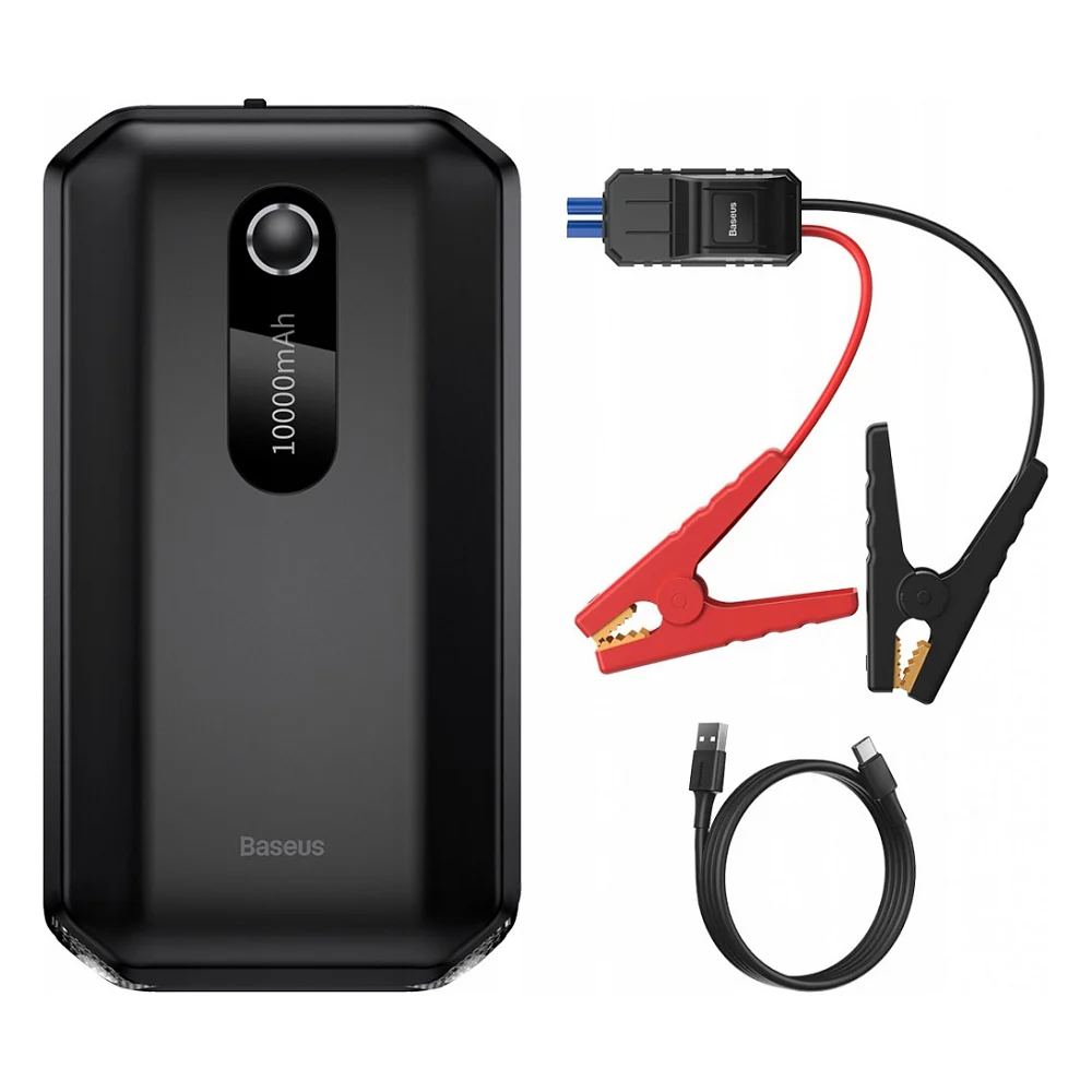 Пусковий пристрій для автомобілів Baseus Super Energy Air Car Jump Starter 10000mAh Black (CGNL020101)