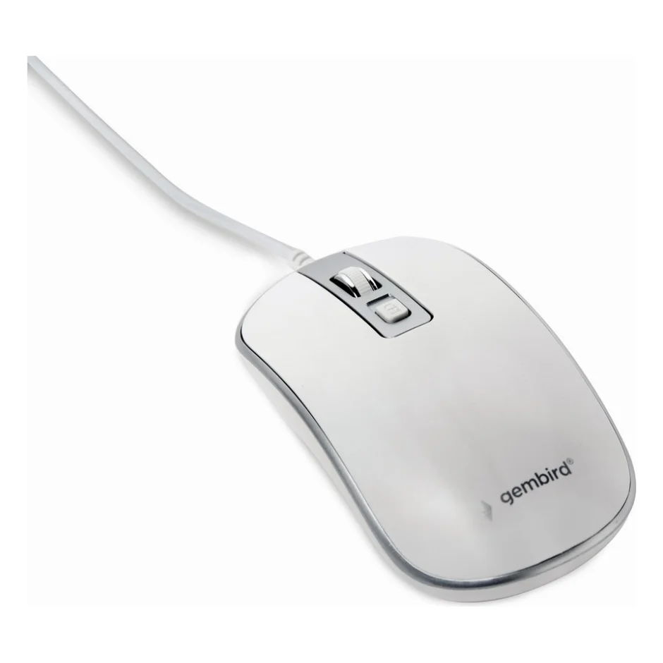 Мишка Gembird MUS-4B-06-WS USB White/Grey (MUS-4B-06-WS) — фото 2