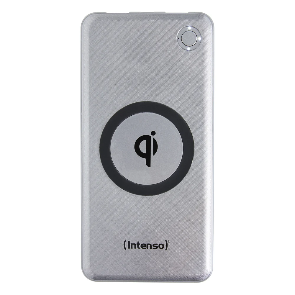 Батарея універсальна Intenso WPD10000 10000mAh, QC, Wireless Silver (7343531)