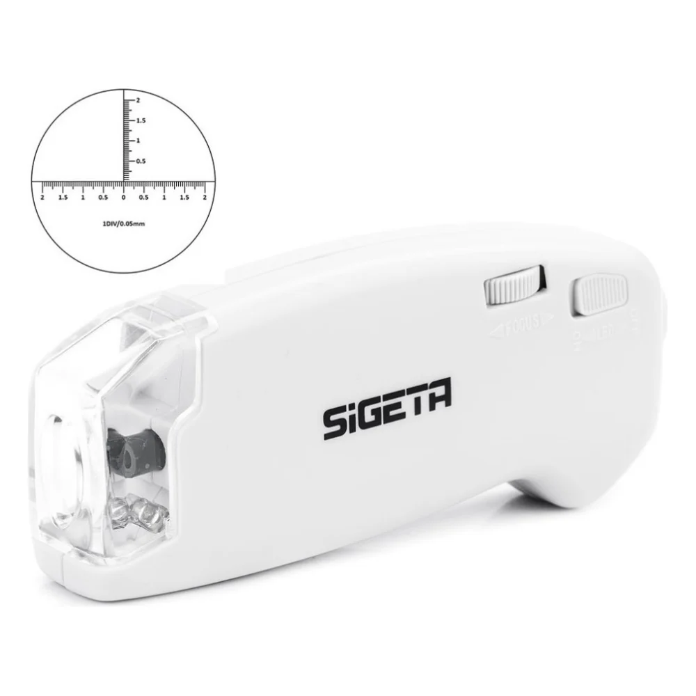Мікроскоп Sigeta MicroGlass 40x R/T (зі шкалою) (65136)