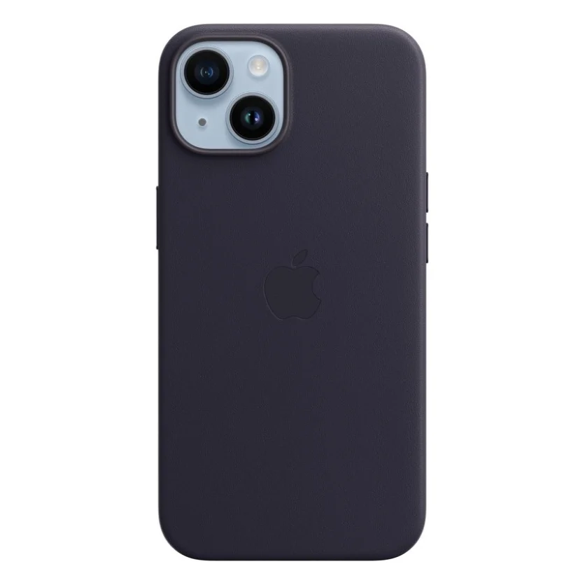Чохол до моб. телефона Apple iPhone 14 Leather Case with MagSafe - Ink (MPP63)