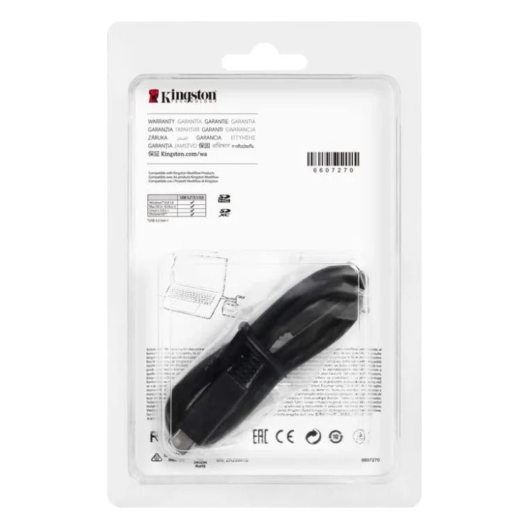Зчитувач флеш-карт Kingston Workflow Dual-Slot SDHC/SDXC UHS-II (WFS-SD) — фото 5