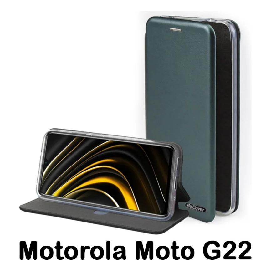 Чохол до моб. телефона BeCover Exclusive Motorola Moto G22 Dark Green (707910)
