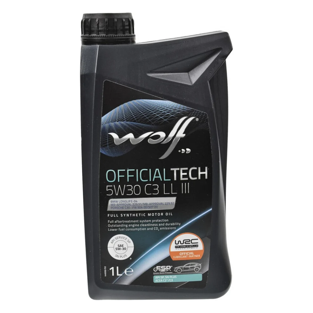 Моторна олива Wolf OFFICIALTECH 5W30 C3 LL III 1л (1048179)