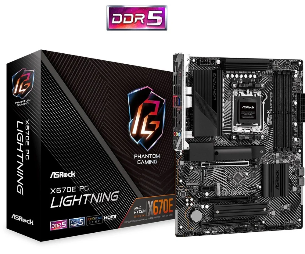 Материнская плата ASRock X670E PG LIGHTNING