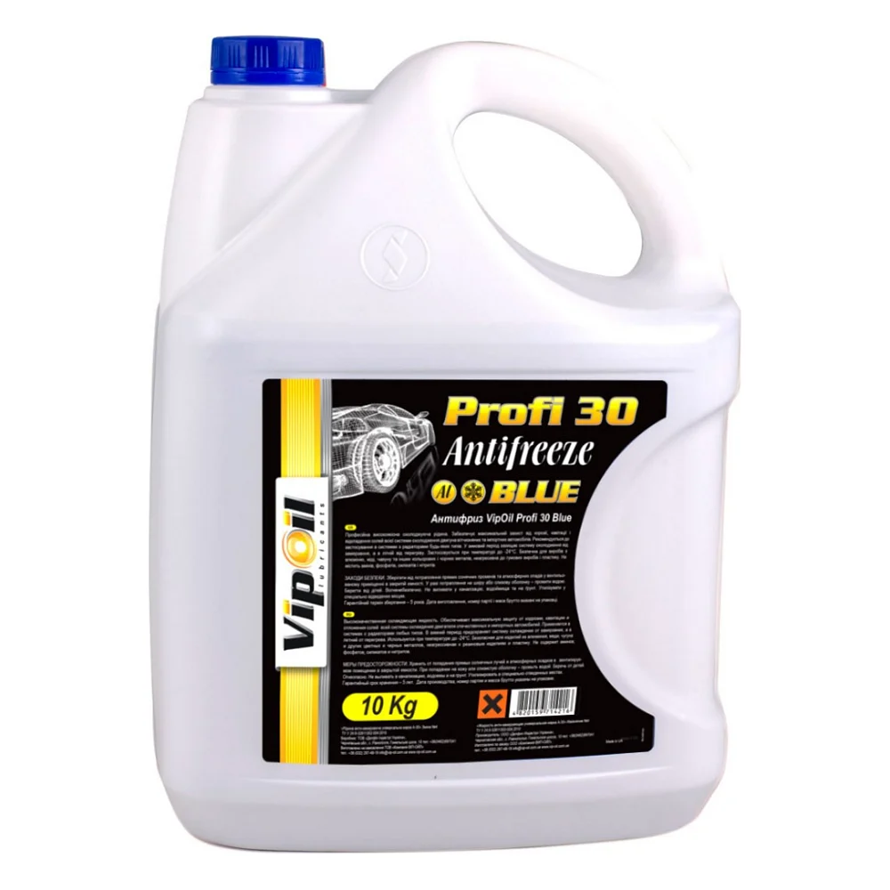 Антифриз VIPOIL Profi 30 Blue 10кг (701397)