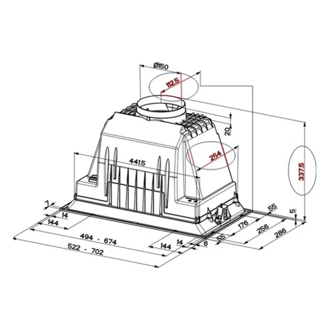 Витяжка кухонна Faber INKA SMART C LG A52 — фото 4