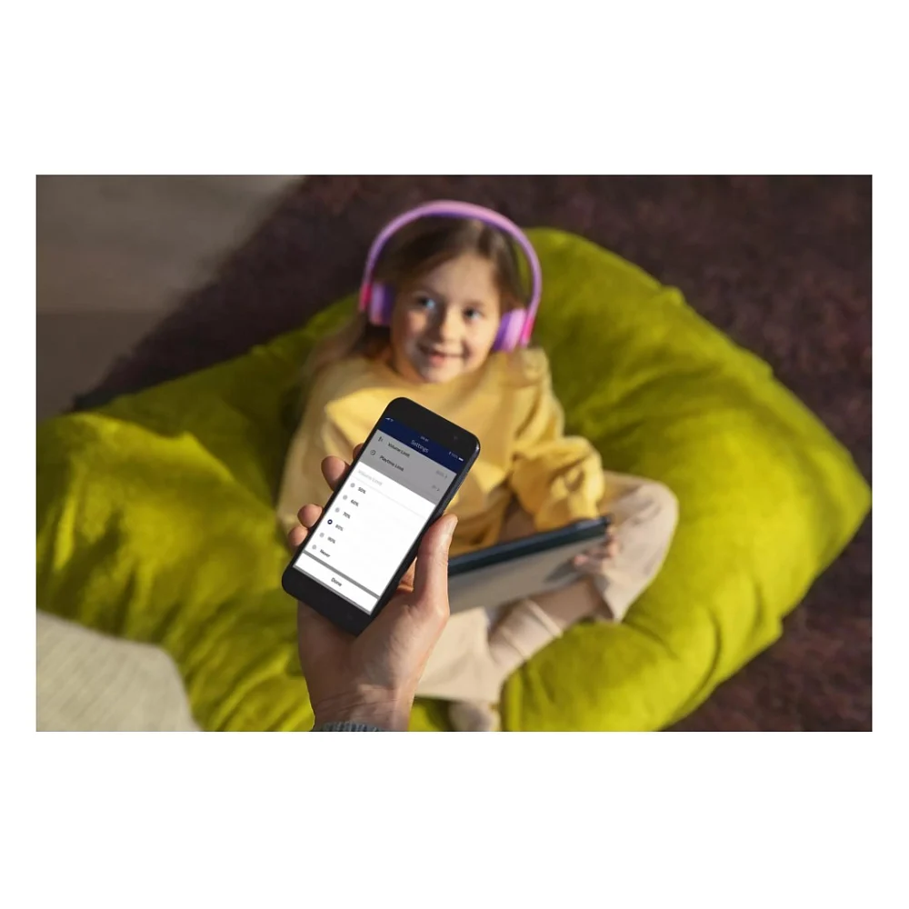 Навушники Philips Kids TAK4206 On-ear Colored light panels Wireless Pink (TAK4206PK/00) — фото 5