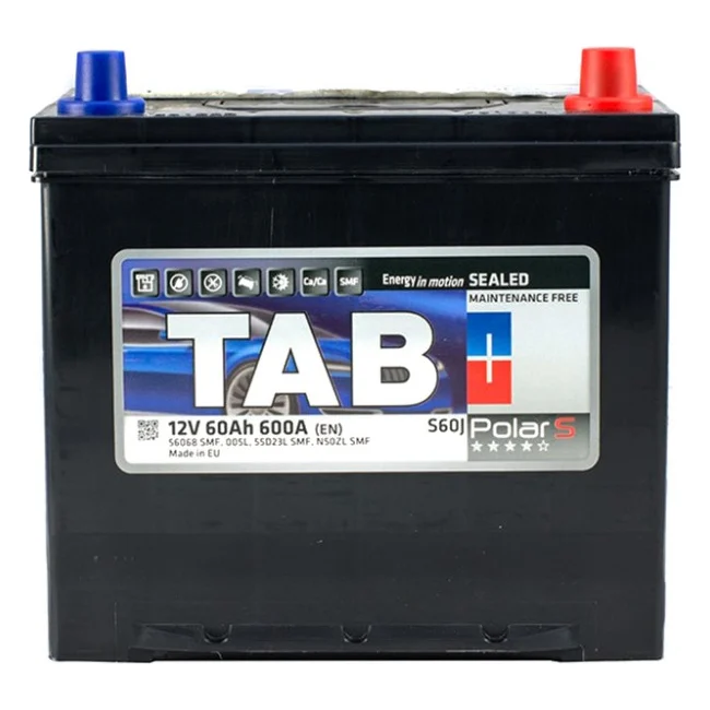 Акумулятор автомобільний TAB 60 Ah/12V Polar S Euro Japan (246 860)