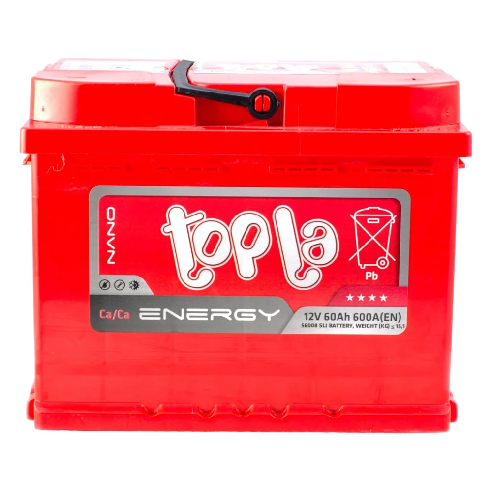Акумулятор автомобільний Topla 60 Ah/12V Energy Euro (108 060)
