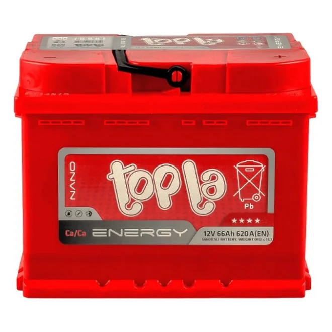 Акумулятор автомобільний Topla 66 Ah/12V Energy Euro (108 066)