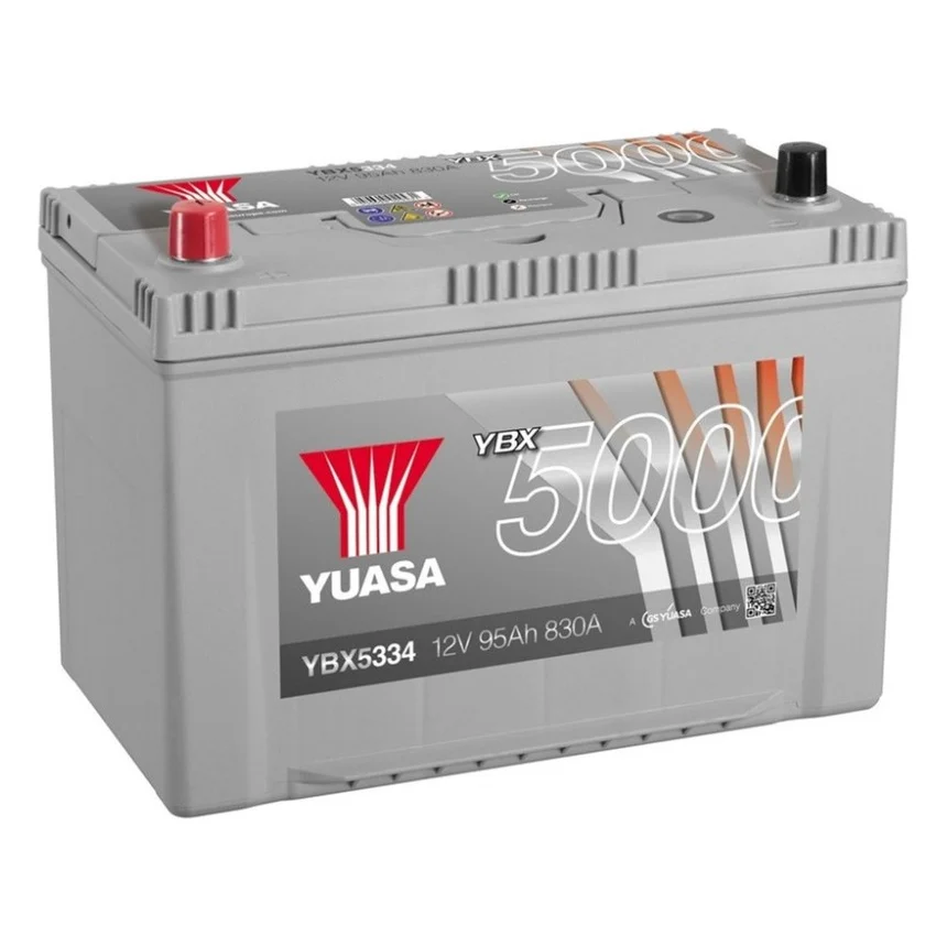 Акумулятор автомобільний Yuasa 12V 100Ah Silver High Performance Battery (YBX5334)
