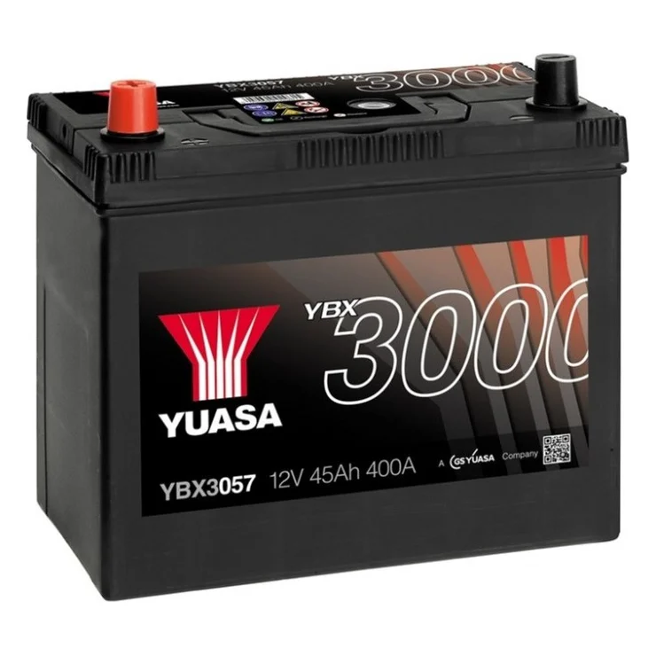 Акумулятор автомобільний Yuasa 12V 45Ah SMF Battery (YBX3057)