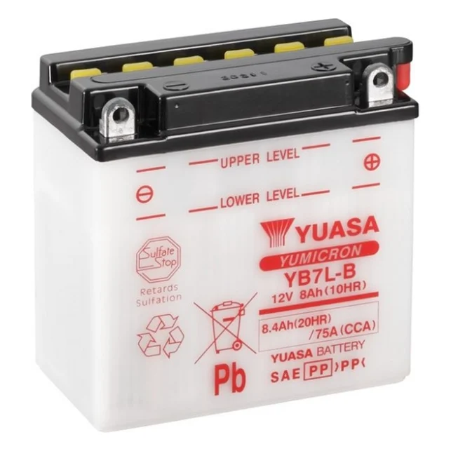Акумулятор автомобільний Yuasa 12V 8,4Ah YuMicron Battery (YB7L-B)