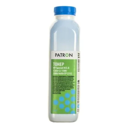 Тонер HP CLJ 1500/3000/4600/CP1215) CYAN 250г Patron (HCS-A-C-250)