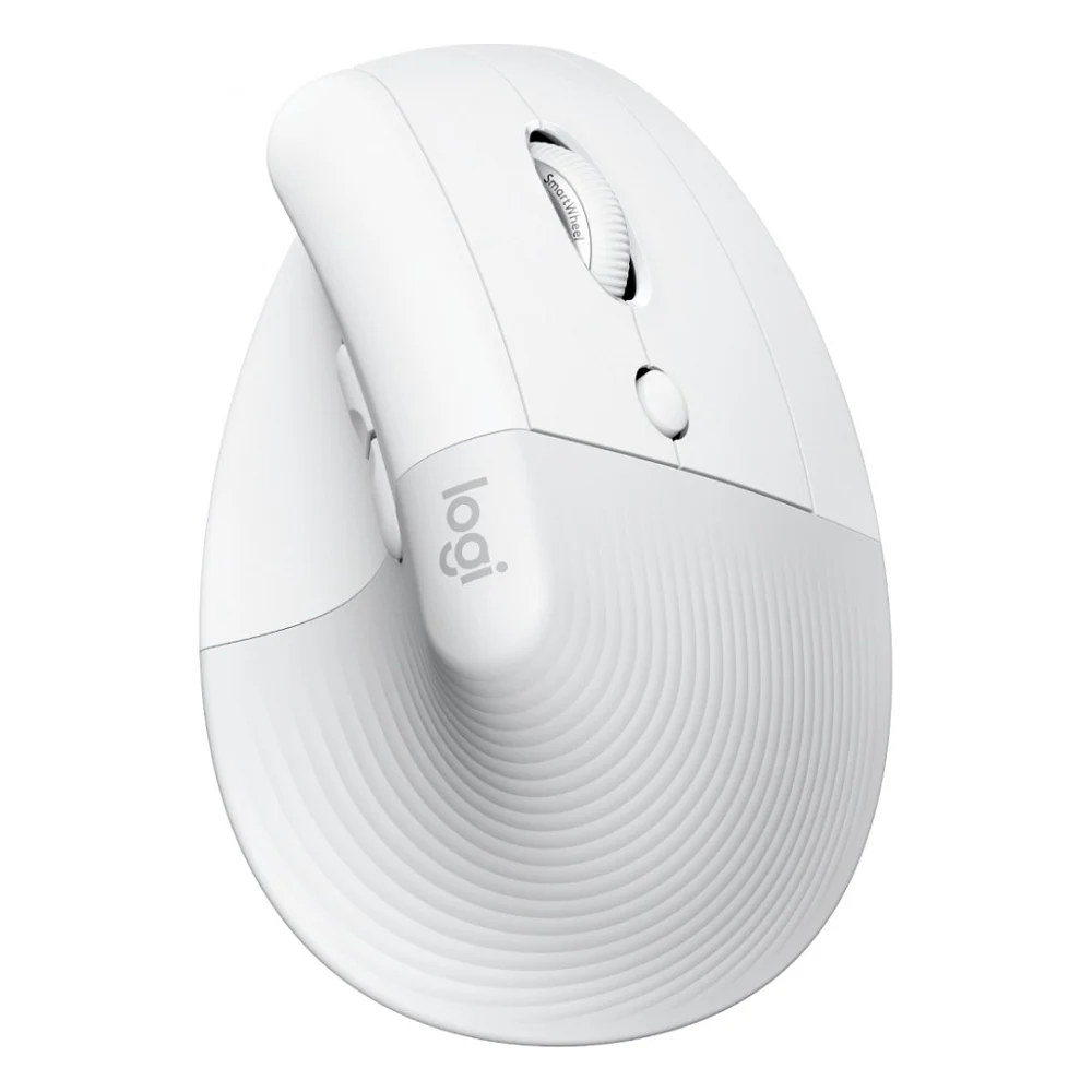 Мишка Logitech Lift for Mac Vertical Ergonomic Mouse Off White (910-006477)