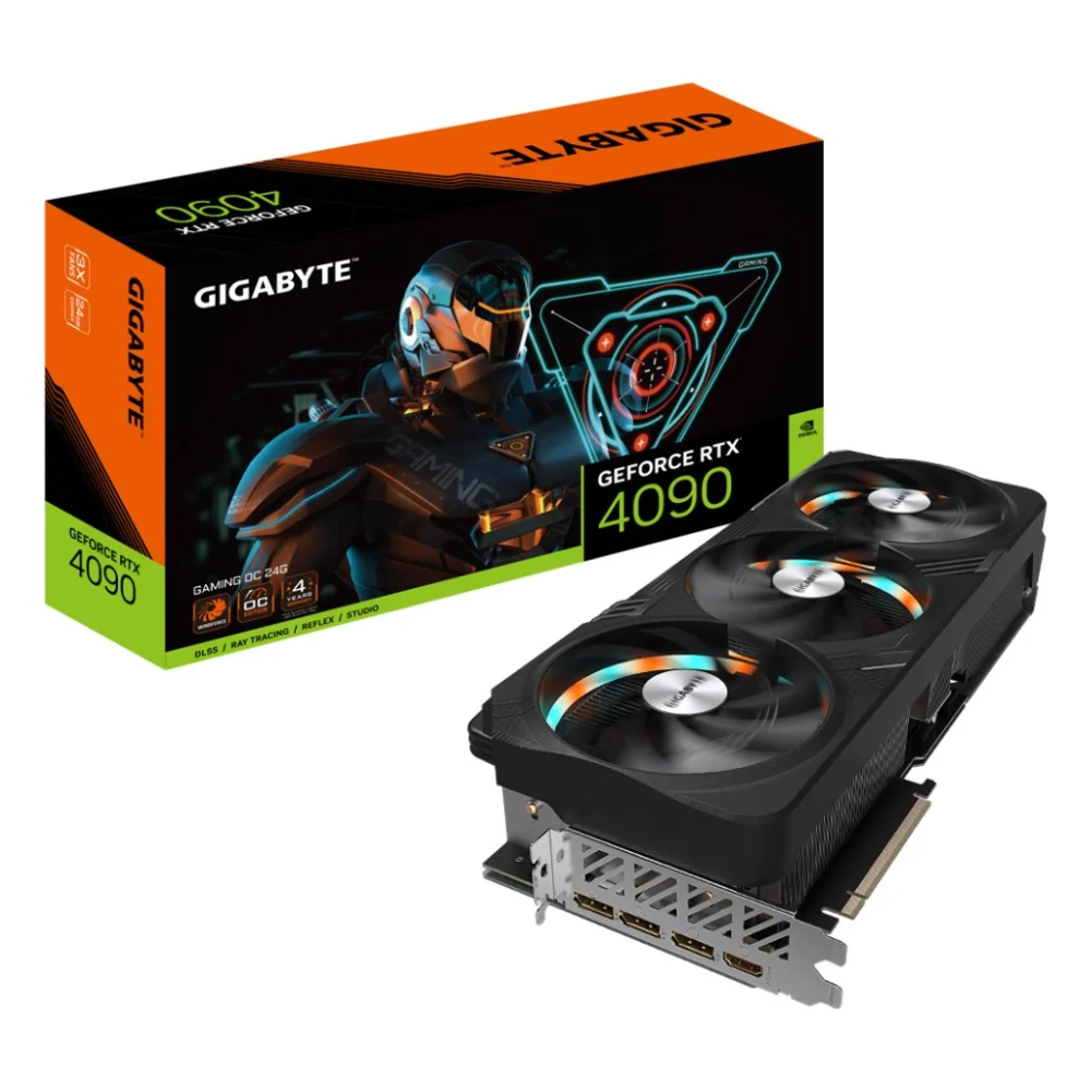 Відеокарта GIGABYTE GeForce RTX 4090 24576Mb GAMING OC (GV-N4090GAMING OC-24GD)