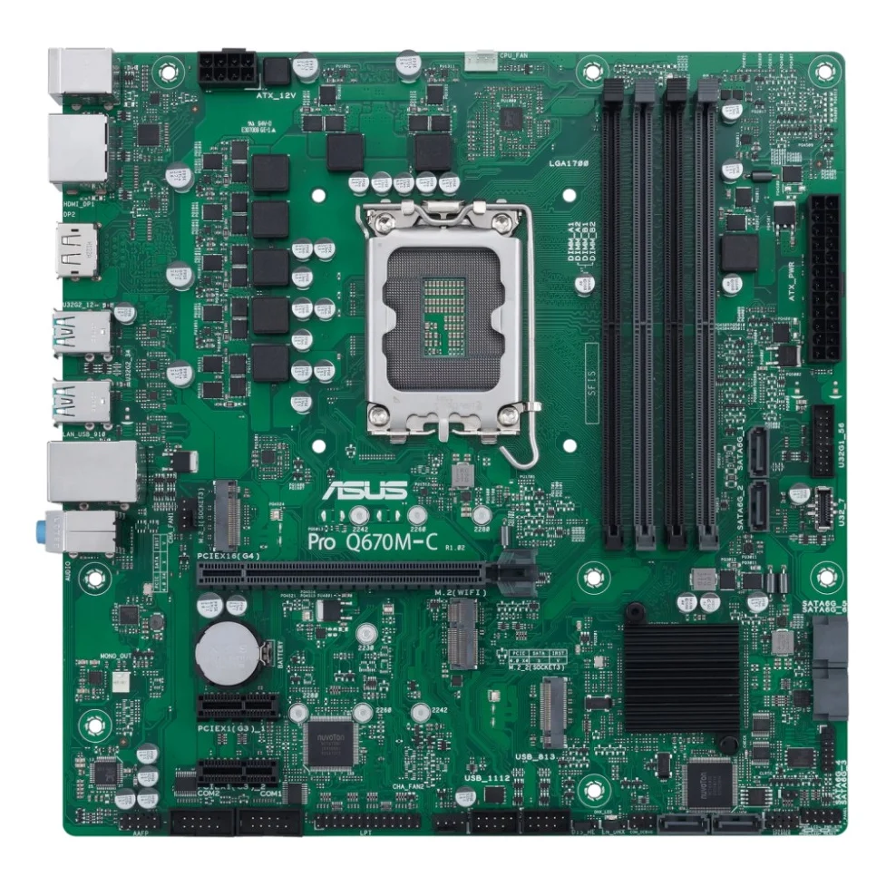 Материнська плата ASUS PRO Q670M-C-CSM — фото 2