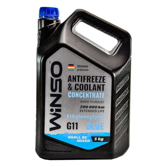 Антифриз Winso COOLANT CONCENTRATE WINSO BLUE G11 концентрат 5kg (881030)