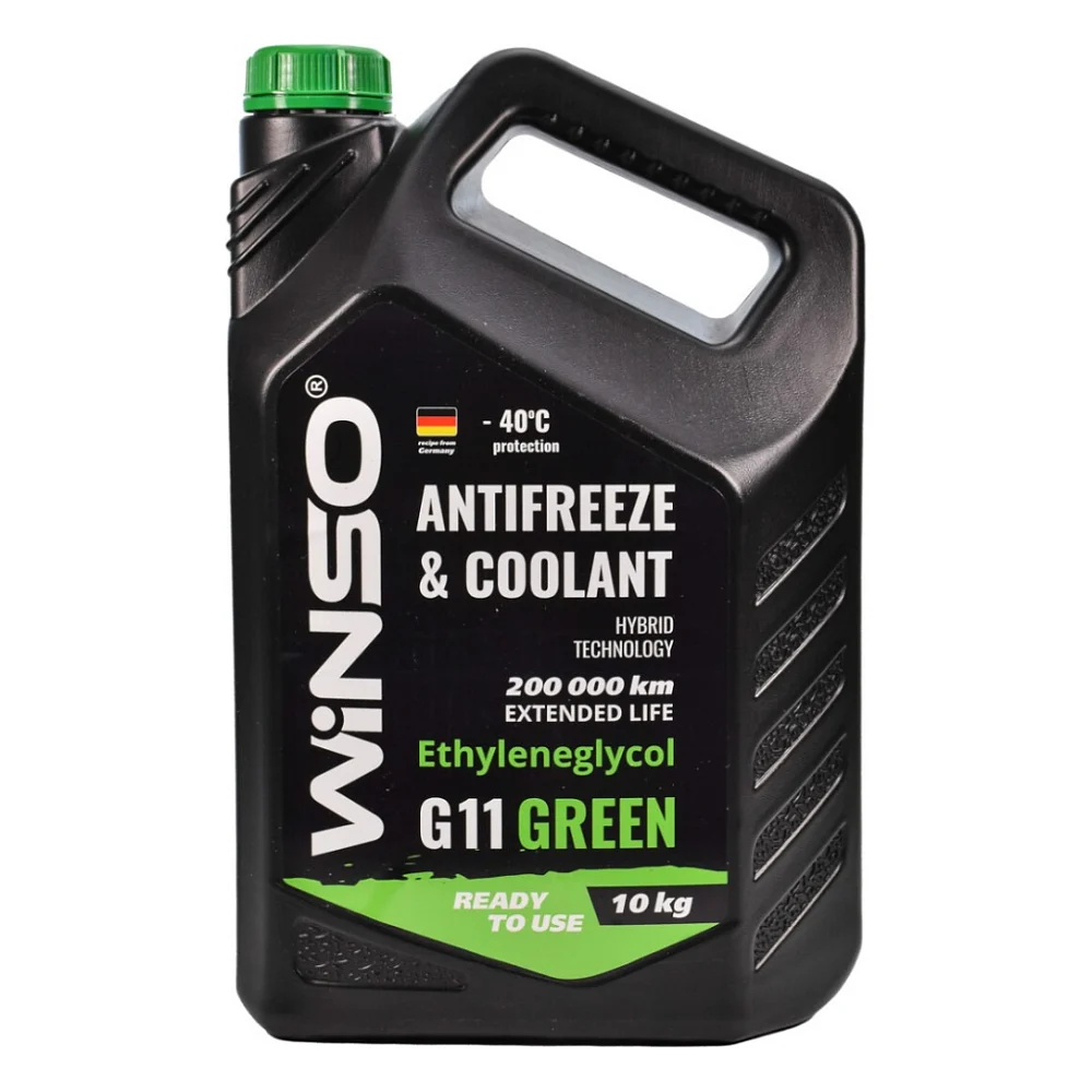 Антифриз Winso COOLANT WINSO GREEN G11 10kg (881070)