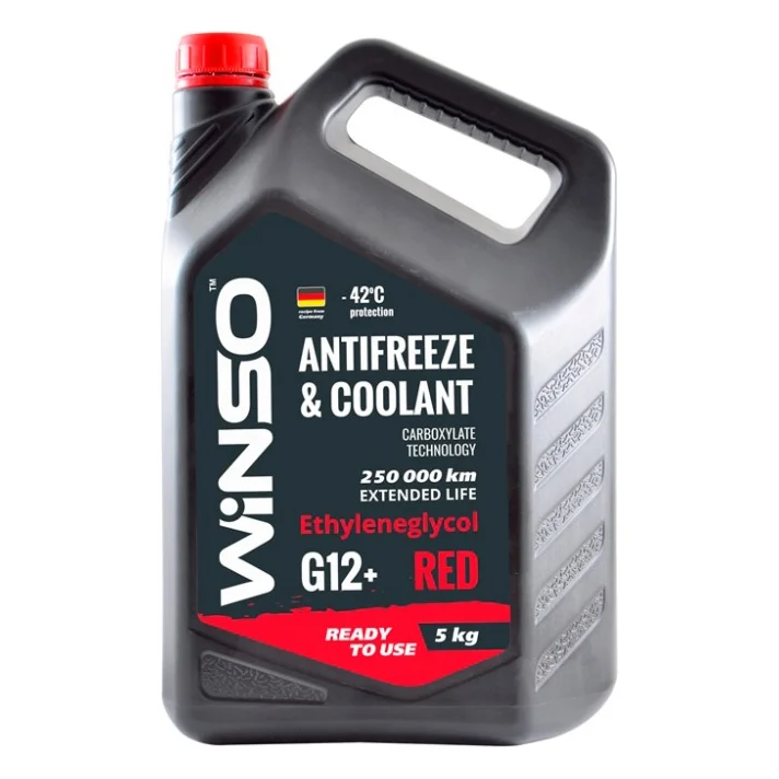 Антифриз Winso WINSO RED G12+ red 5kg (880910)