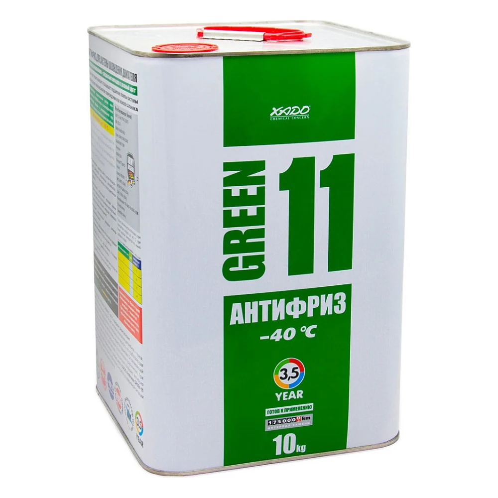 Антифриз Xado Green 11 -40 10 кг (XA 50406_)