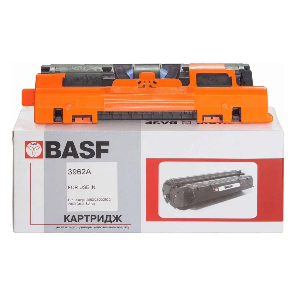 Картридж BASF для HP CLJ 2550/2820/2840 аналог Q3962A Yellow (KT-Q3962A)