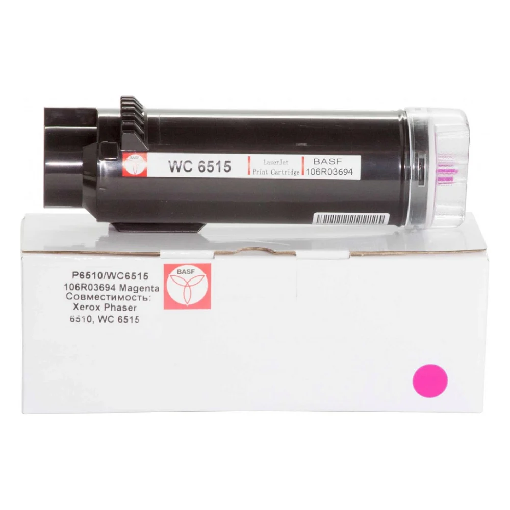 Тонер-картридж BASF Xerox Ph 6510N/WC6515N/6515DN Magenta (KT-106R03694)