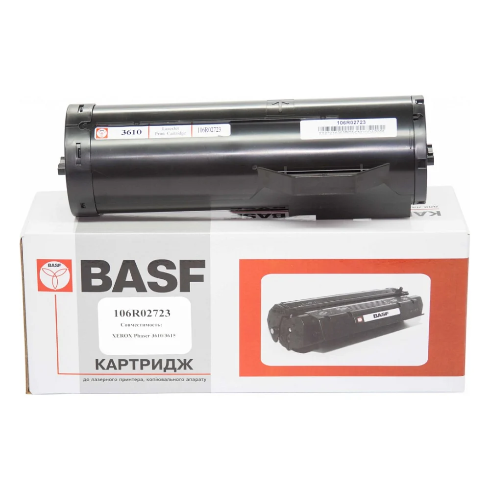 Тонер-картридж BASF Xerox Ph 3610, WC3615 Black 106R02723 (KT-106R02723)