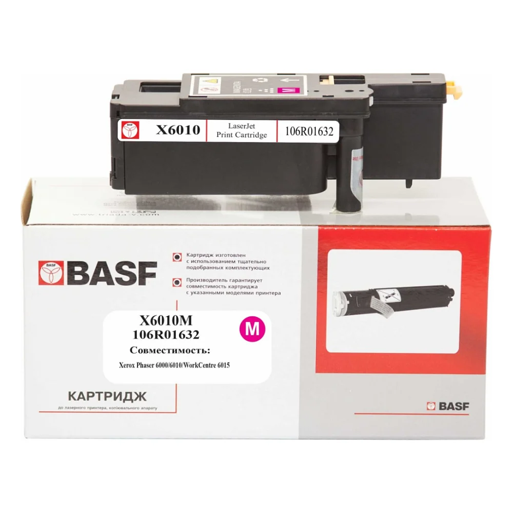 Тонер-картридж BASF Xerox Ph 6000/6010N Magenta 106R01632 (KT-X6010M)