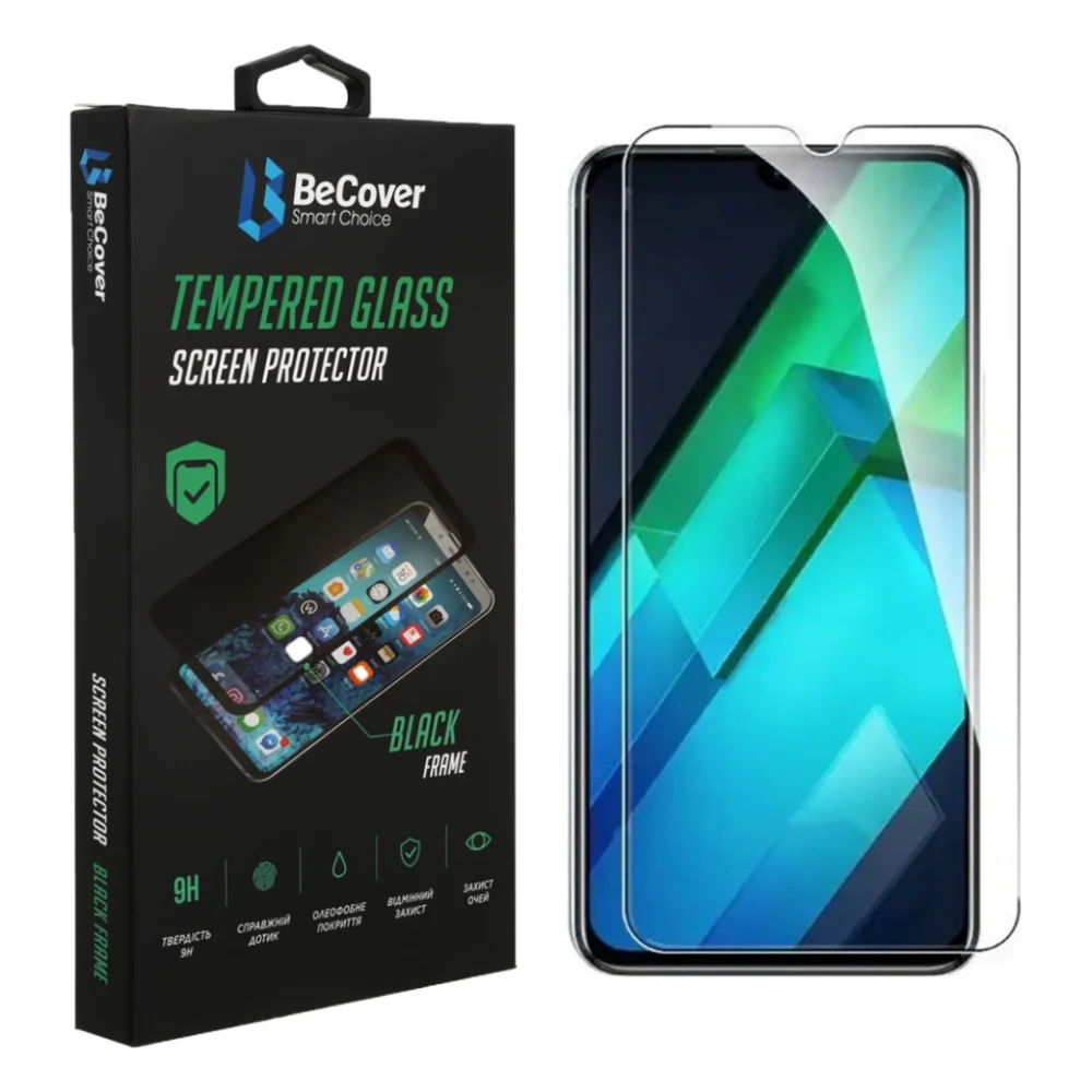 Скло захисне BeCover Infinix Hot 12 (X663D) 3D Crystal Clear Glass (708088)