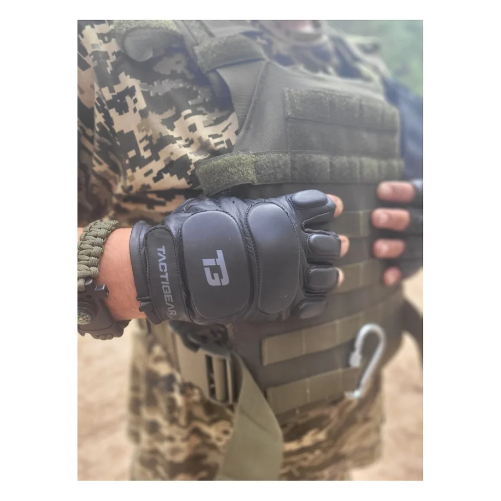 Тактичні рукавички Tactigear PS-8801 Patrol Black M (8801BK3-M) — фото 2
