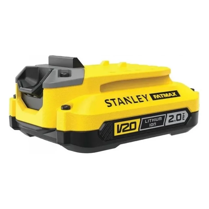 Акумулятор до електроінструменту Stanley FatMax, 18 В, 2 Аг, час заряджання 30 хв, вага 0.42 кг (SFMCB202)