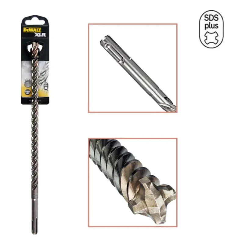 Бур DeWALT SDS-Plus, XLR, 4 кромки, 10x260x200 мм (DT8930)