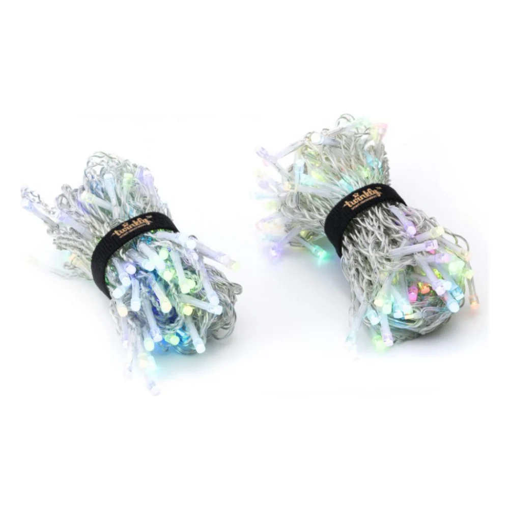Гірлянда Twinkly Smart LED Icicle RGB 190, BT+WiFi, Gen II, IP44 кабель прозо (TWI190STP-TEU) — фото 2