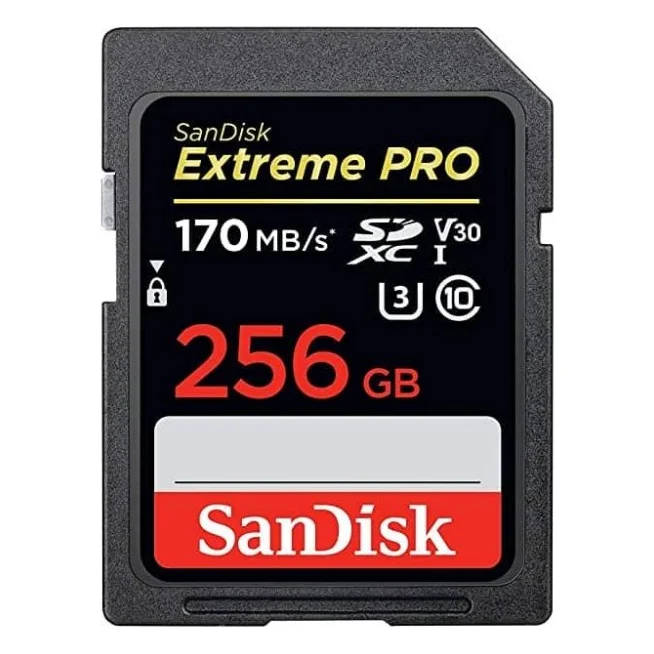 Карта пам'яті SanDisk 256GB SD class 10 UHS-I U3 V30 Extreme PRO (SDSDXXD-256G-GN4IN)