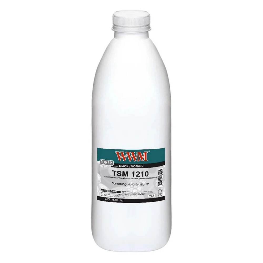 Тонер SAMSUNG ML-1210/1220/1250, 900г WWM (TB57-7-900)
