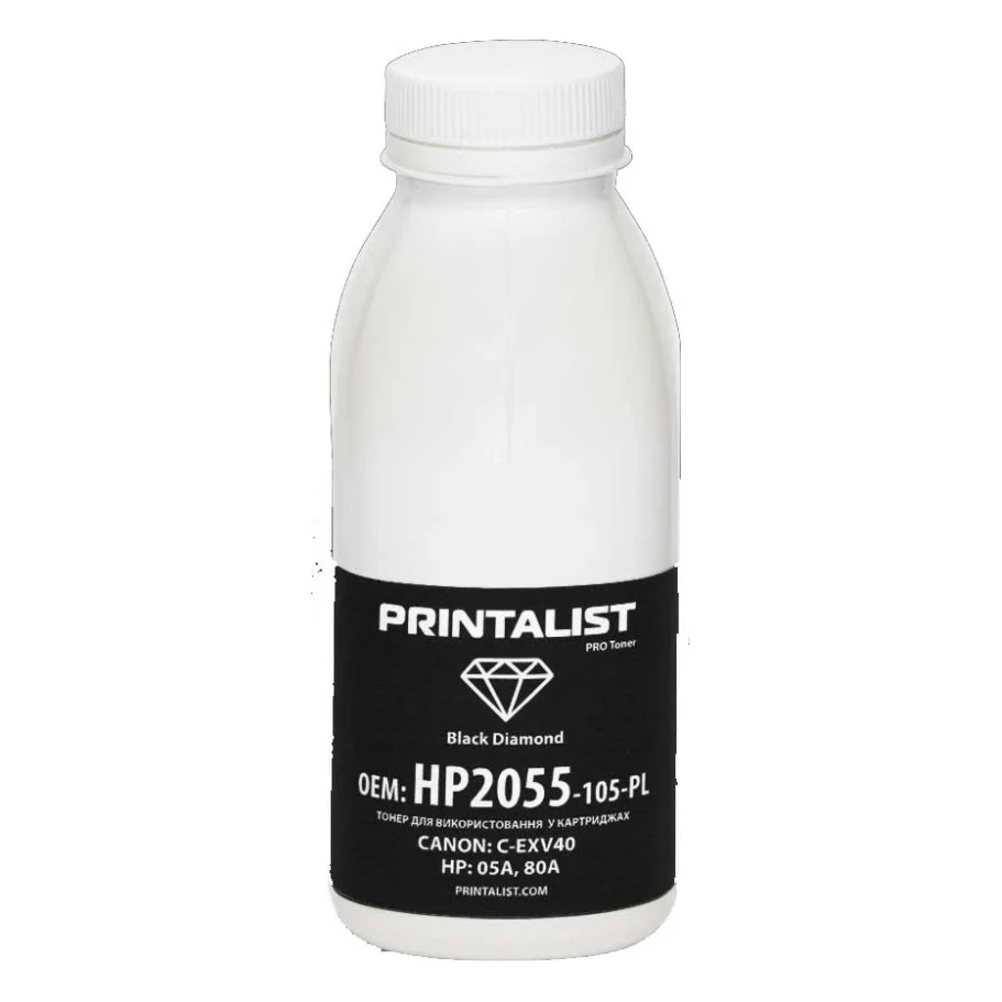 Тонер HP LJ P2035/2055, 105г Black Printalist (HP2055-105-PL)