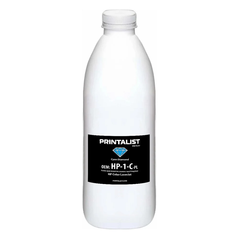 Тонер HP CLJ Universal 1000г Cyan Printalist (HP-1-C-PL)