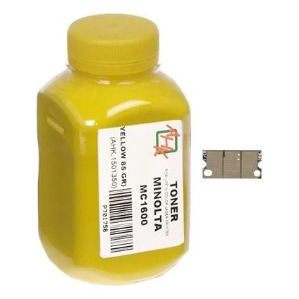 Тонер MINOLTA MC1600/1680 (+chip) Yellow AHK (1501352)
