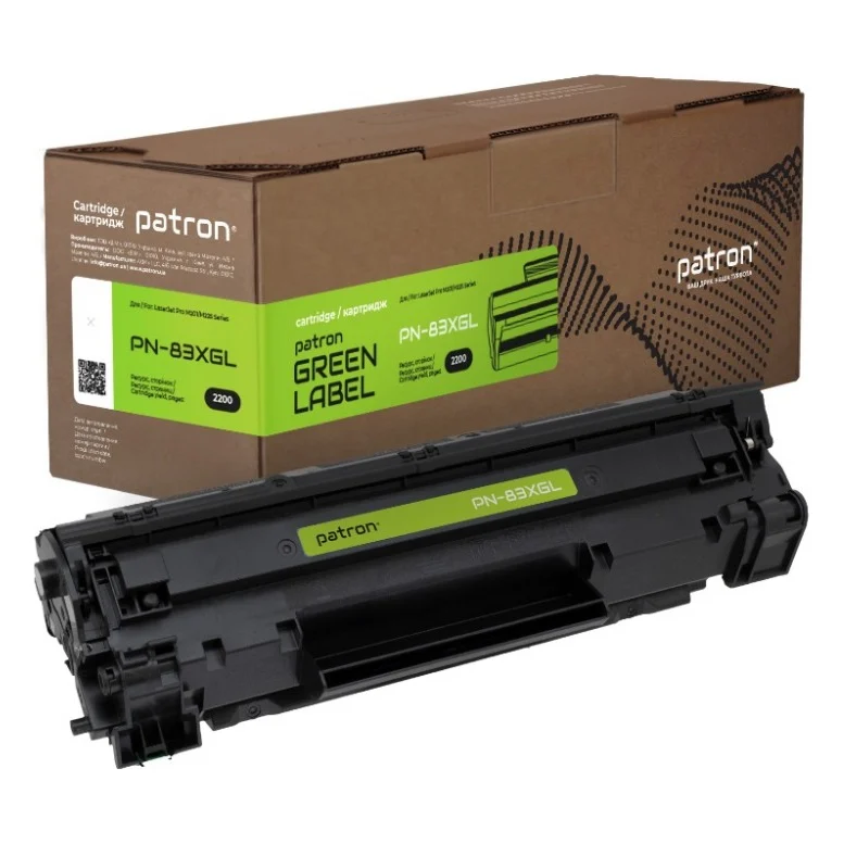 Картридж Patron HP 83X (CF283X) Green Label (PN-83XGL)
