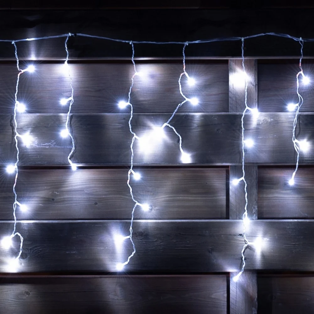 Гірлянда Novogod`ko бахрома 84 LED, холодний білий, 2,1*0,7 м, 8 режимів (973769)