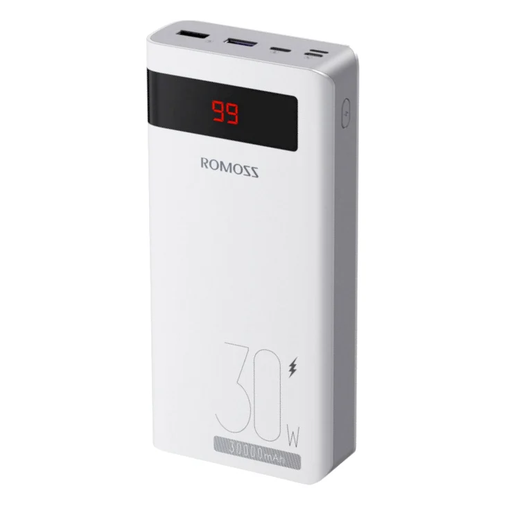 Батарея універсальна Romoss 30000mah Sense 8PS Pro 30W White (PHP30-892-1133H)