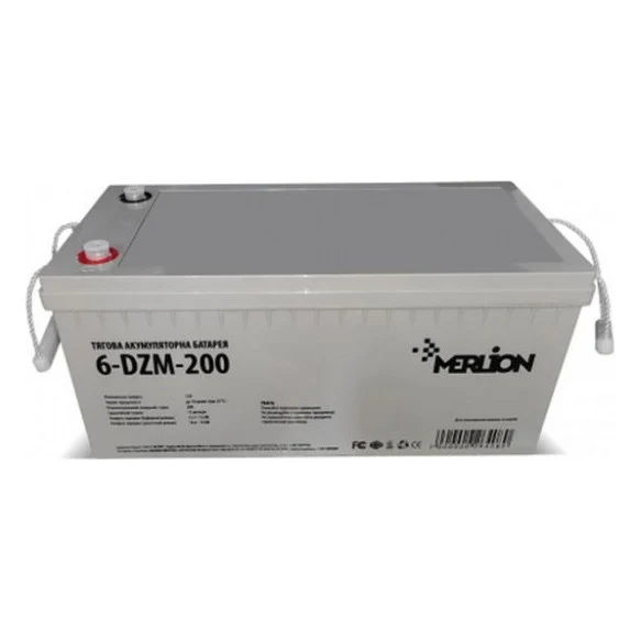 Батарея до ДБЖ Merlion 6-DZM-200, 12V 200Ah (6-DZM-200)
