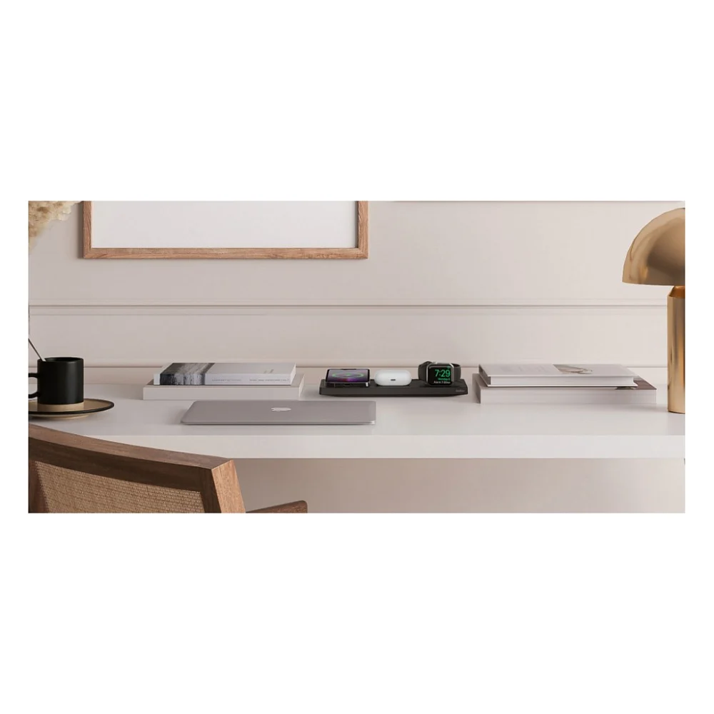 Бездротовий зарядний пристрій Belkin 3in1 MagSafe, black (WIZ016VFBK) — фото 5