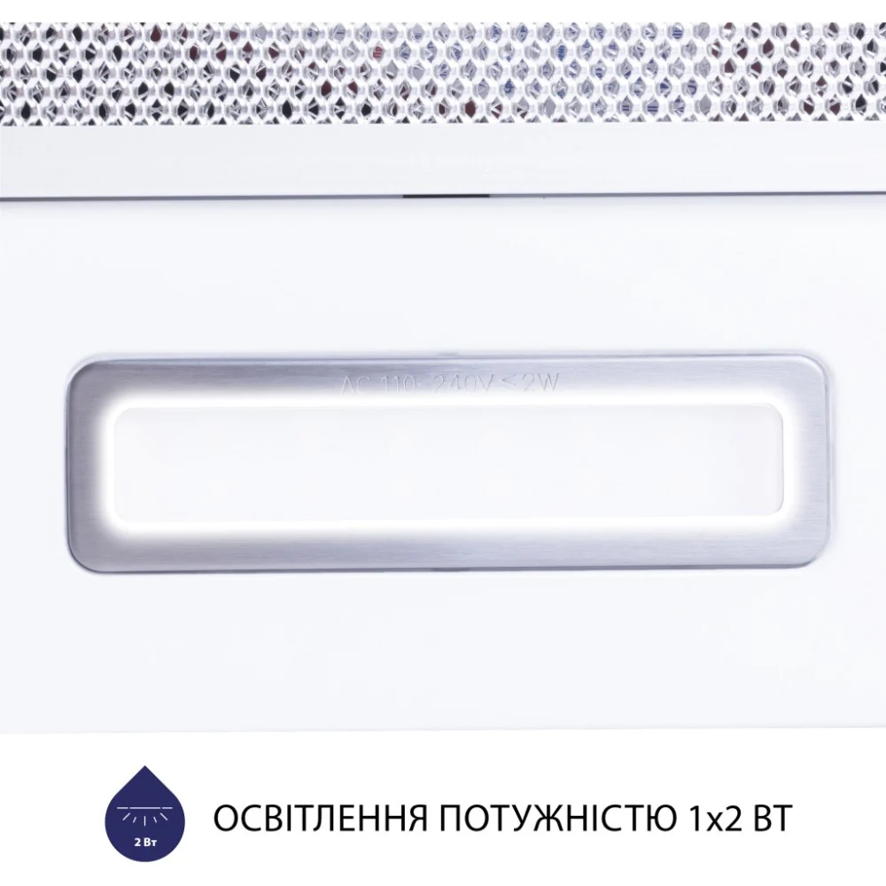 Витяжка кухонна Minola HTL 5714 WH 1100 LED — фото 5